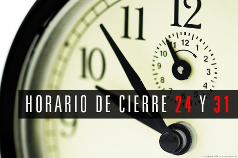 Horario de Cierre